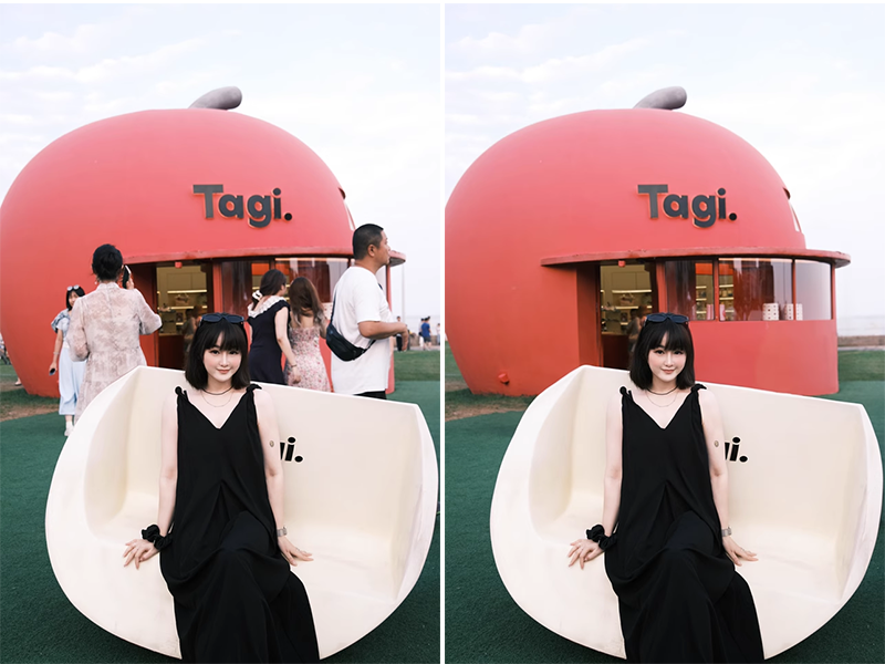 照片消除路人专业处理案例